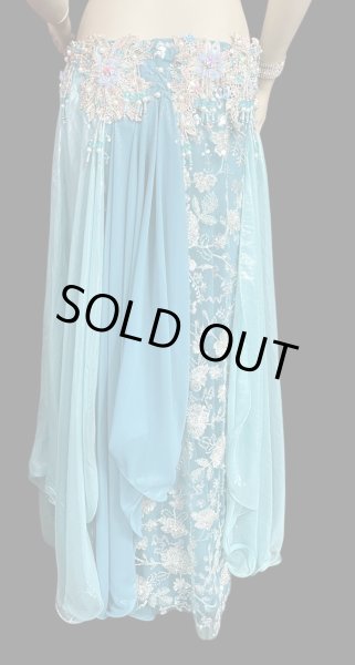 画像4: エジプトAmrオリエンタルコスチューム☆Clear capri blue☆ (4)