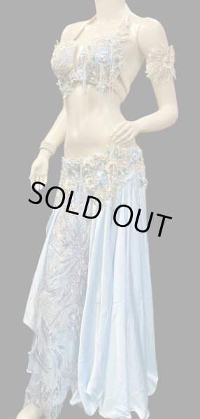 画像3: エジプトAmrオリエンタルコスチューム☆Crystal aqua blue Lemon ☆ (3)