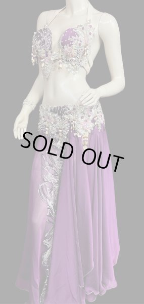 画像3: エジプトAmrオリエンタルコスチューム☆Lilac  purple bloom ☆ (3)