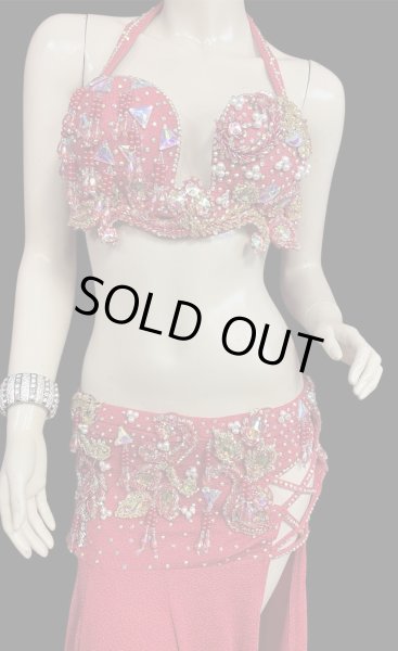 画像2: エジプトオリエンタルコスチューム☆Bright red gold☆ (2)