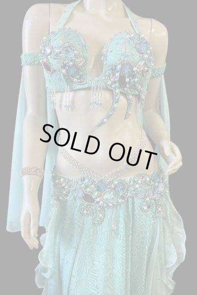 画像2: エジプトオリエンタルコスチューム☆エメラルドシークイーン☆ (2)