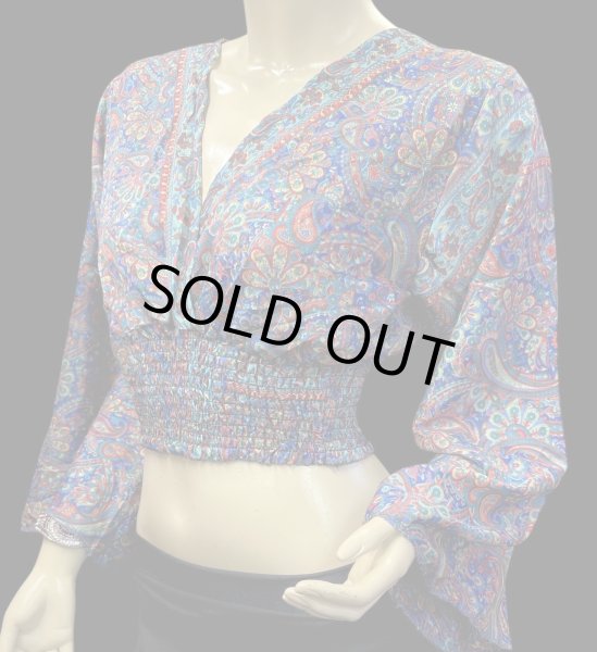 画像2: プリントパフスリーブチョリXVII (2)