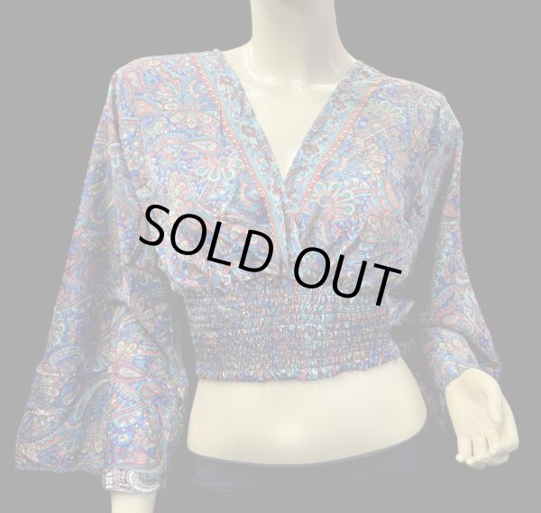 画像1: プリントパフスリーブチョリXVII (1)