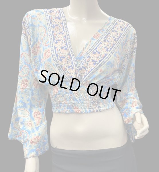 画像1: プリントパフスリーブチョリXI (1)