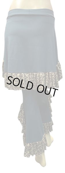 画像2: ♥Amira Jamila♥ヒップスカーフストレッチパンツ☆グリーンX レオパード☆ (2)