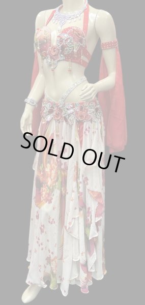 画像3: エジプトオリエンタルコスチューム☆sweet red rose ☆ (3)