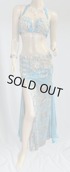 画像1: エジプトオリエンタルコスチューム☆sky blue cosmic stardust ☆ (1)