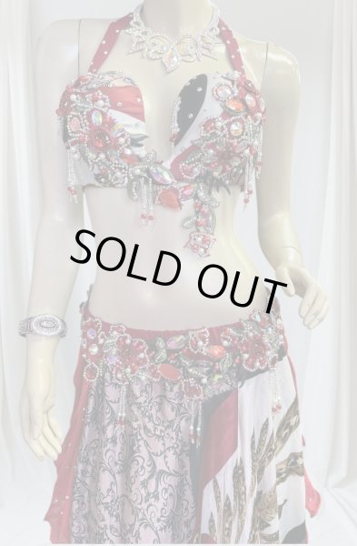 画像2: エジプトオリエンタルコスチューム☆black red ethnic ☆ (2)