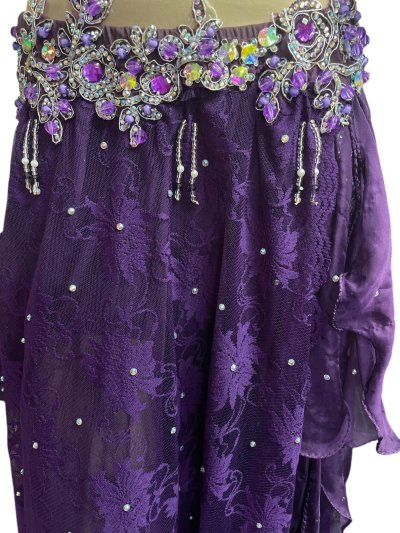 画像2: エジプトオリエンタルコスチューム☆purple lace ethnic ☆