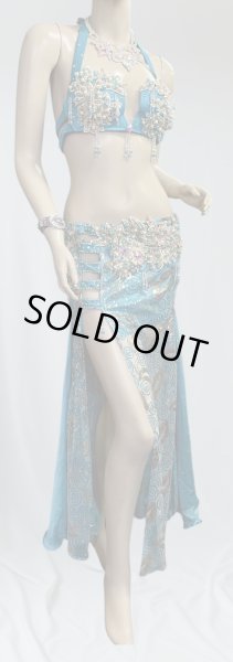 画像3: エジプトオリエンタルコスチューム☆sky blue cosmic stardust ☆ (3)