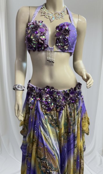 画像2: エジプトオリエンタルコスチューム☆fresh lavender ethnic ☆ (2)