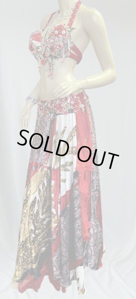 画像3: エジプトオリエンタルコスチューム☆black red ethnic ☆ (3)