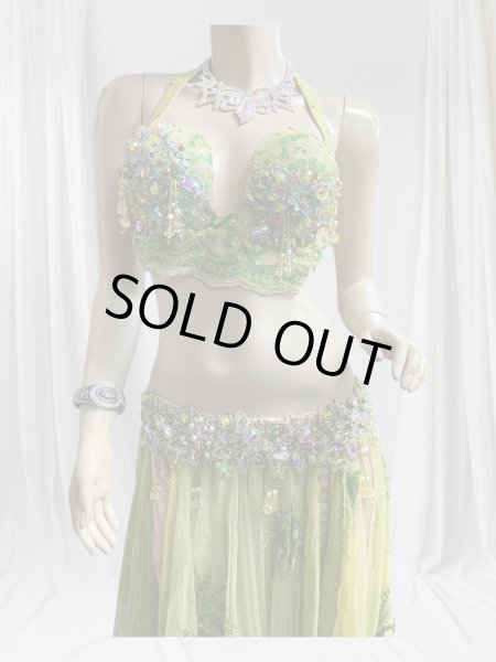 画像2: エジプトオリエンタルコスチューム☆Elegant lime green prince ☆ (2)