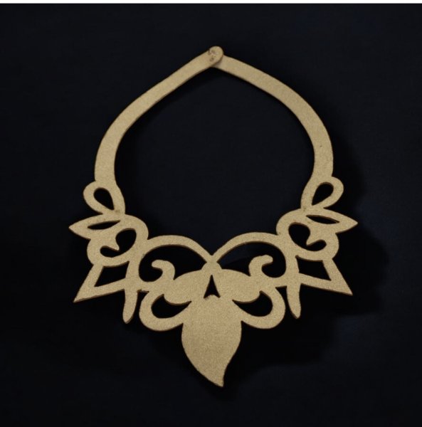 画像2: オーロラキラキララインストーンネックレス1 (2)