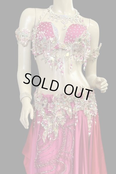 画像3: エジプトAmrオリエンタルコスチューム☆Sweet cherry pink☆ (3)