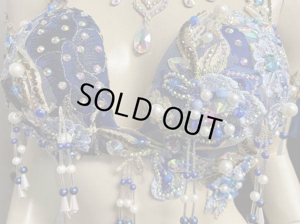 画像6: エジプトAmrオリエンタルコスチューム☆Oriental blue sapphire ☆ (6)