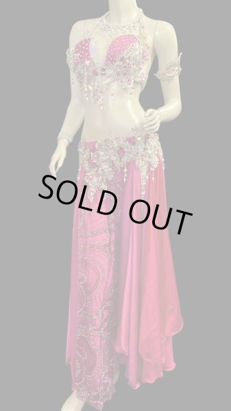 画像4: エジプトAmrオリエンタルコスチューム☆Sweet cherry pink☆ (4)