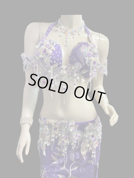 画像3: エジプトAmrオリエンタルコスチューム☆Lilac  purple bloom ☆ (3)