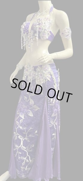 画像4: エジプトAmrオリエンタルコスチューム☆Lilac  purple bloom ☆ (4)