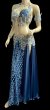 画像4: エジプトAmrオリエンタルコスチューム☆Silky madonna blue ☆ (4)