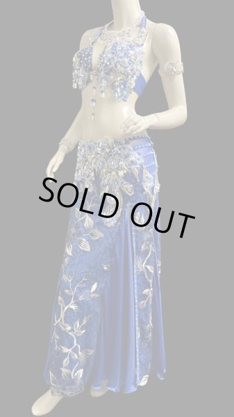 画像4: エジプトAmrオリエンタルコスチューム☆Oriental blue sapphire ☆ (4)