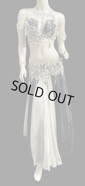 画像2: エジプトAmrオリエンタルコスチューム☆ Sweet black gold swan ☆ (2)