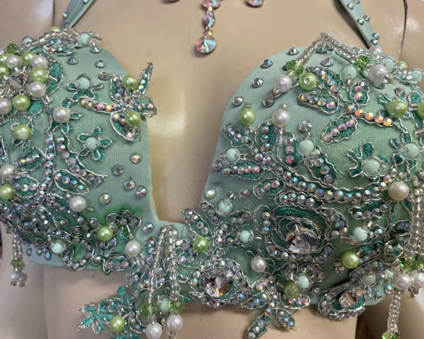 画像5: エジプトオリエンタルコスチューム☆Emerald chic queen ☆ (5)