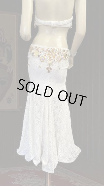 画像4: エジプトオリエンタルコスチューム☆lacy pure white☆ (4)