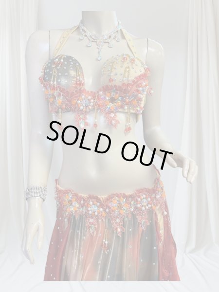 画像3: エジプトオリエンタルコスチューム☆Sahara orange sunset ☆ (3)