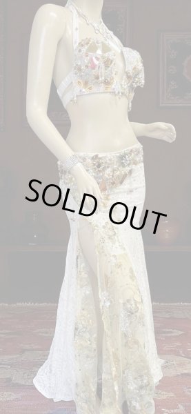 画像2: エジプトオリエンタルコスチューム☆lacy pure white☆ (2)