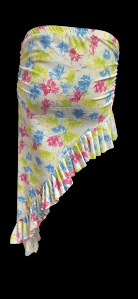 画像2: Amira Jamila オリジナル☆ストレッチフリルヒップスカーフ*lovely mix flowers * (2)