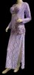画像3: エジプト製ロマンティックレースサイーディ/ バラディドレス☆Lavender ☆ (3)