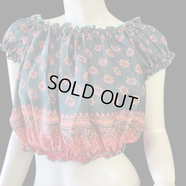 画像1: プリントパフスリーブチョリ XX (1)