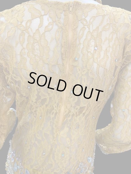 画像6: エジプト製ロマンティックレースサイーディ/ バラディドレス☆mastard 3 ☆ (6)