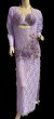 画像1: エジプト製ロマンティックレースサイーディ/ バラディドレス☆Lavender ☆ (1)