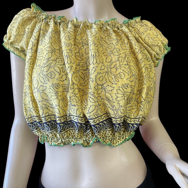 画像1: プリントパフスリーブチョリ XVIIII (1)