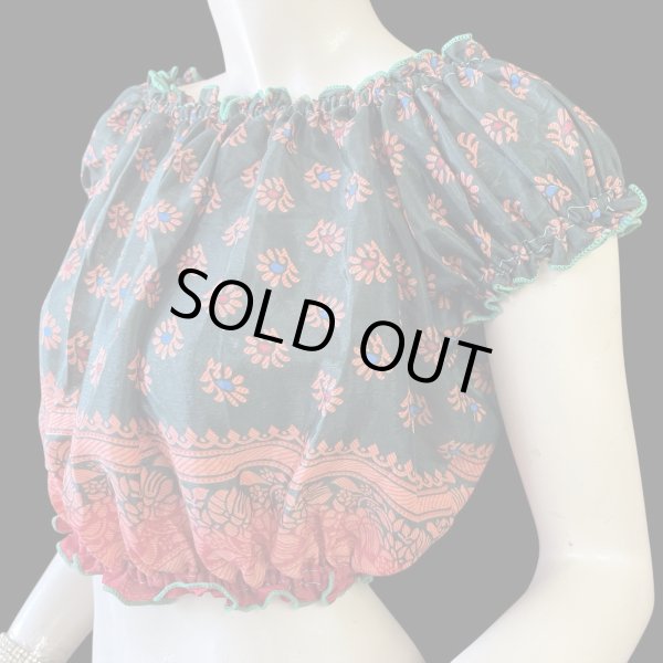 画像2: プリントパフスリーブチョリ XX (2)