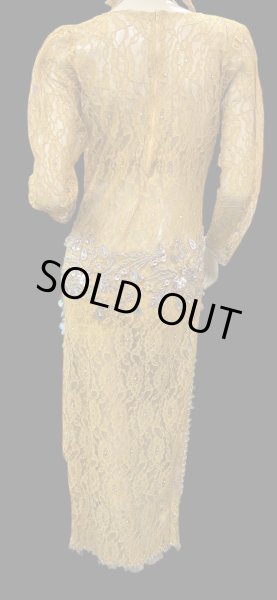 画像4: エジプト製ロマンティックレースサイーディ/ バラディドレス☆mastard 3 ☆ (4)