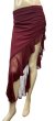 画像2: ストレッチフリルスリットスカート☆red wine ☆ (2)