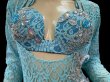 画像4: エジプト製ロマンティックレースサイーディ/ バラディドレス☆sky blue ☆ (4)