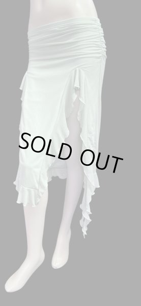 画像2: ストレッチフリルスリットスカート☆Red☆ (2)