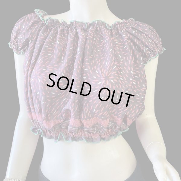 画像1: プリントパフスリーブチョリ XXI (1)