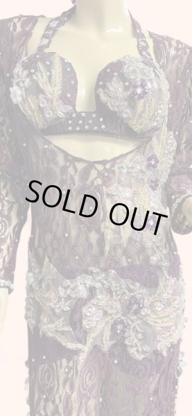 画像4: エジプト製ロマンティックレースサイーディ/ バラディドレス☆ Azuki ☆ (4)