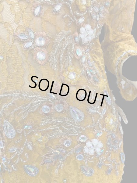 画像5: エジプト製ロマンティックレースサイーディ/ バラディドレス☆mastard 3 ☆ (5)