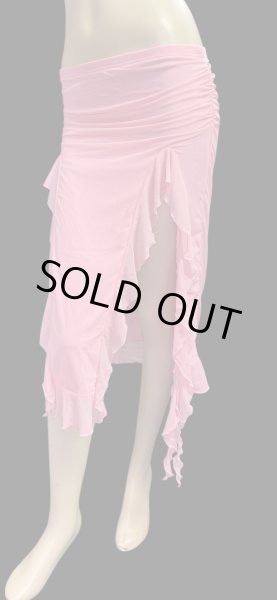 画像3: ストレッチフリルスリットスカート☆pink ☆ (3)
