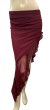 画像1: ストレッチフリルスリットスカート☆red wine ☆ (1)