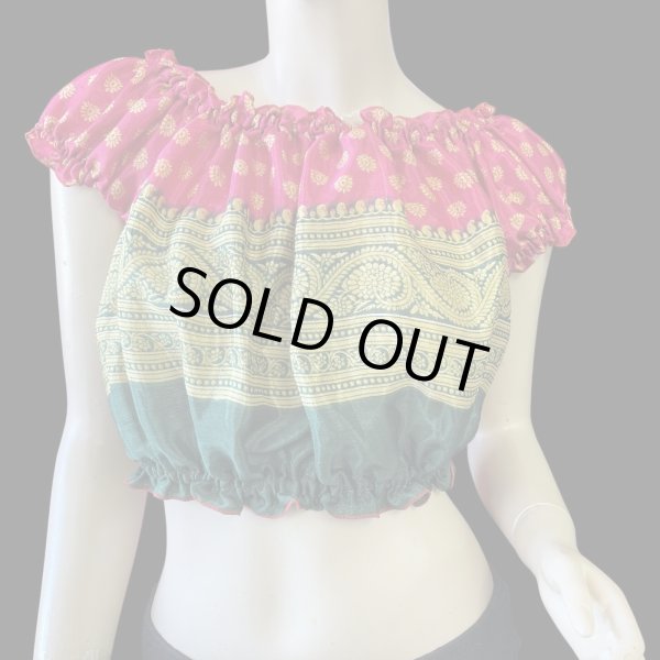 画像1: プリントパフスリーブチョリ XXII (1)