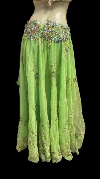 画像4: エジプトオリエンタルコスチューム ☆elegant lime green☆ (4)