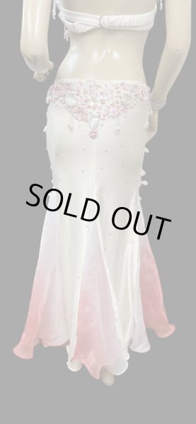 画像4: エジプトオリエンタルコスチューム ☆white red gradation flower ☆ (4)