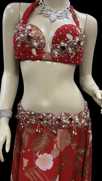 画像2: エジプトオリエンタルコスチューム ☆sweet red ethnic ☆ (2)